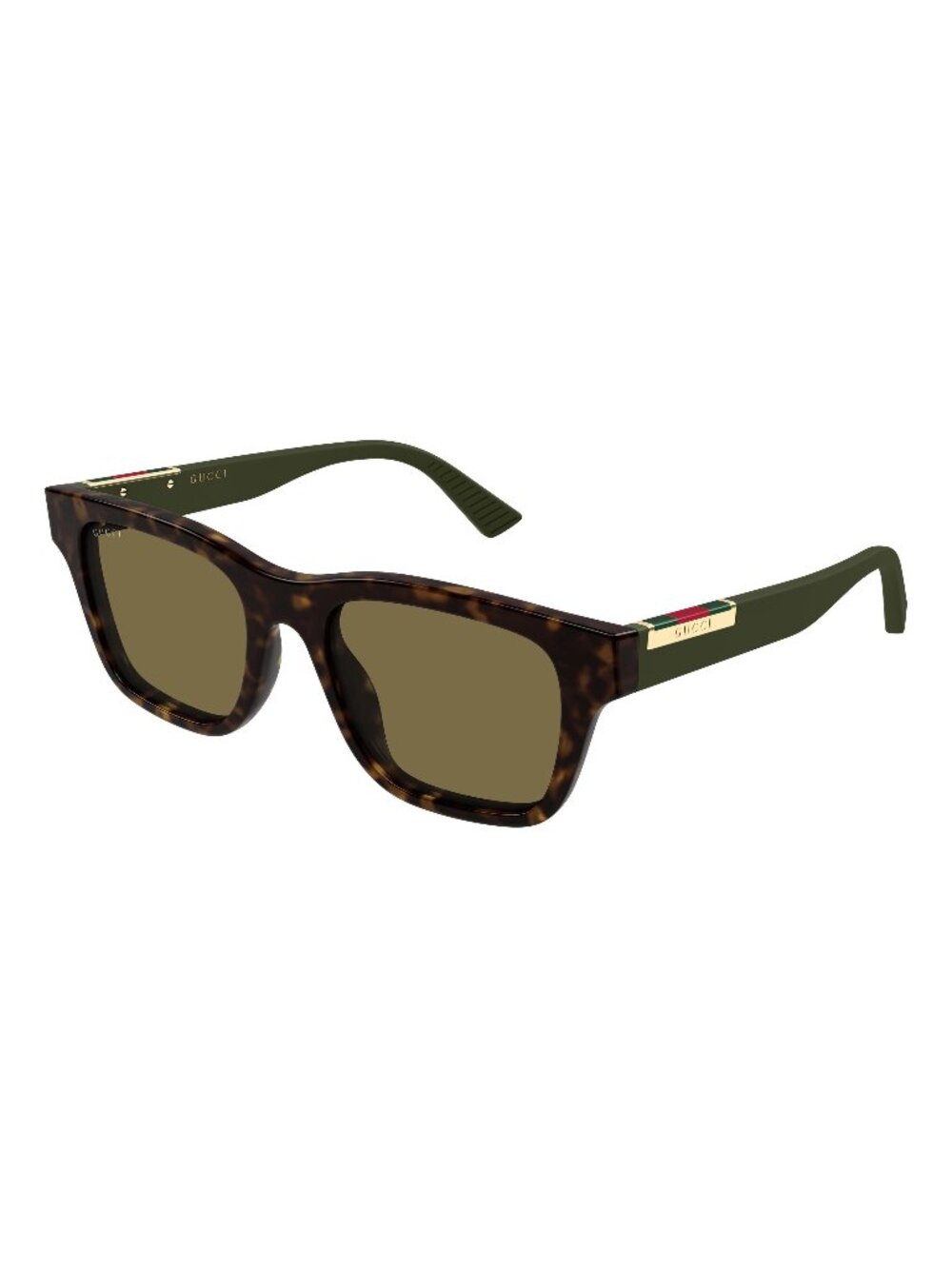 New Gucci Men's Sunglasses Havana Brown Lens Acetate Frame GG2089S 004 52
